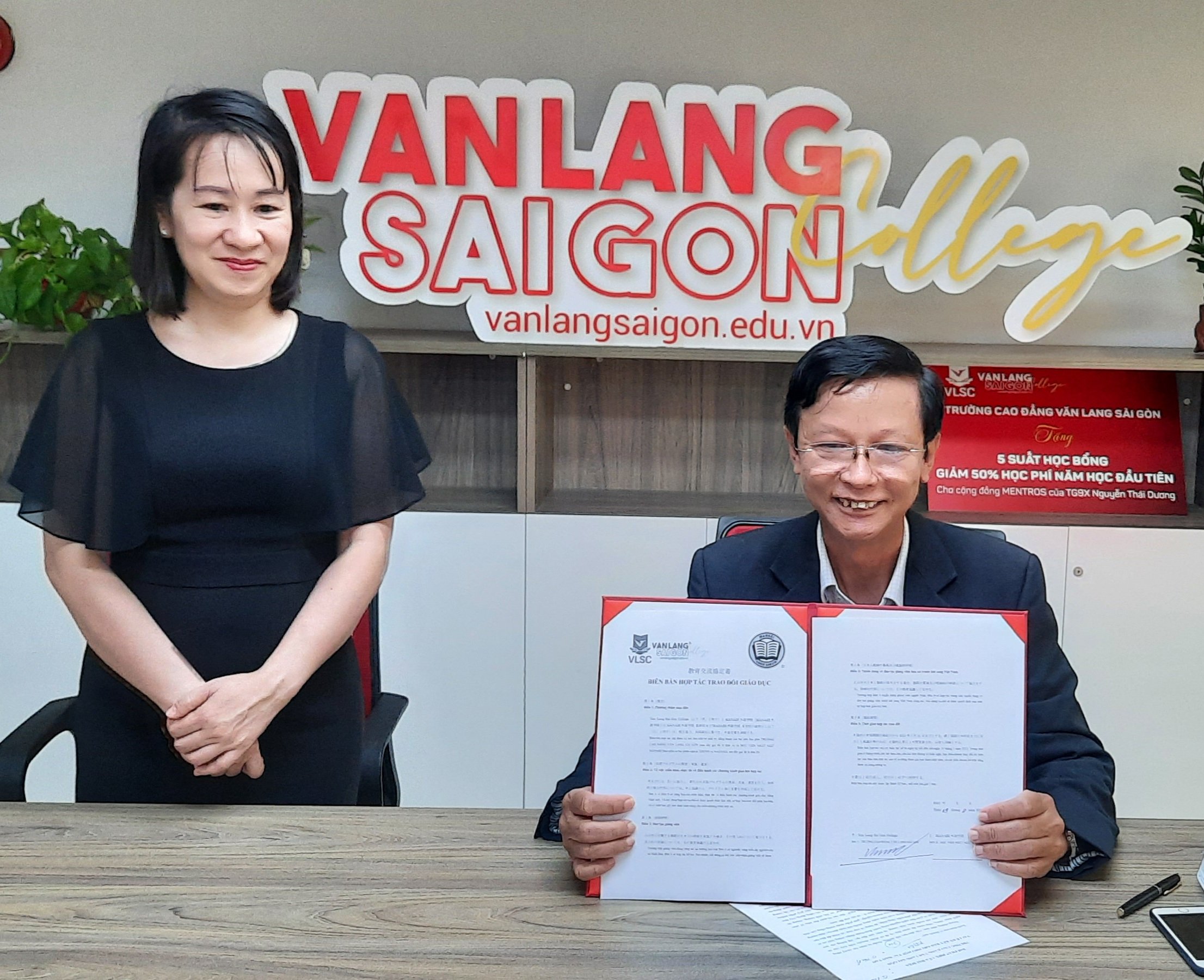 International collaboration of Vietnam and Japan between Van Lang Sai Gon College and Manabi Japanese Language Institute