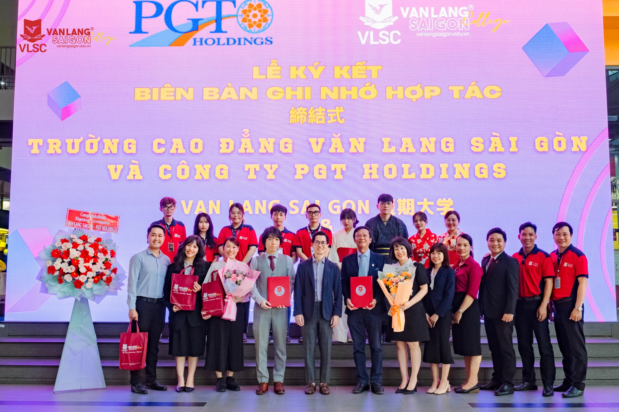 Trường Cao đẳng Văn Lang Sài Gòn ký kết hợp tác chiến lược với Công ty PGT Holdings - Tự tin trở thành 